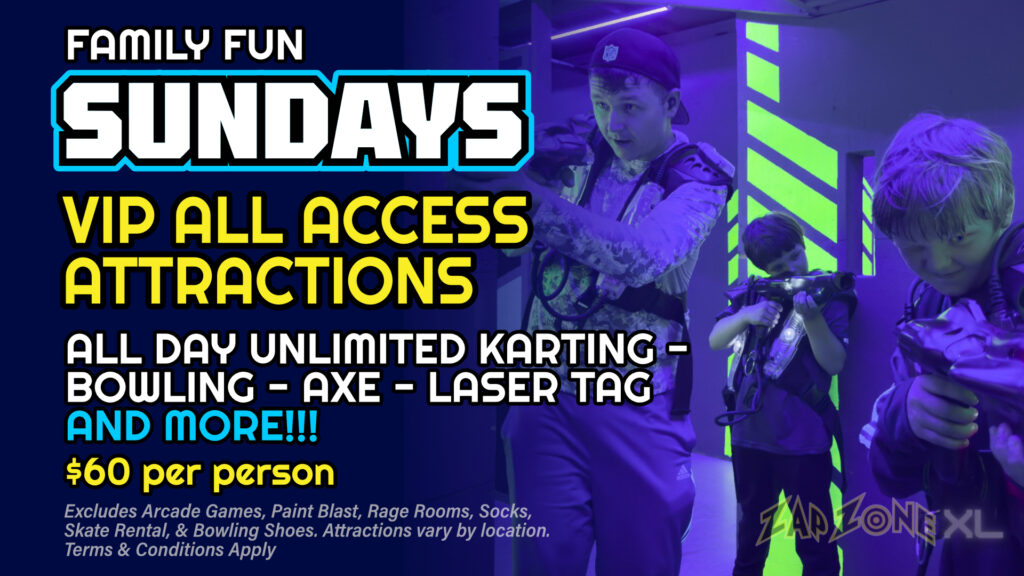 Sunday Zap Zone XL VIP page all access