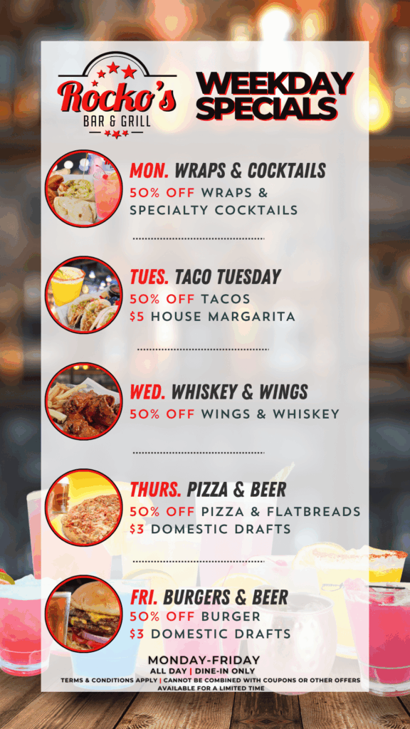 Rockが主食 Rocko's Bar & Grill | Zap Zone XL - Portage