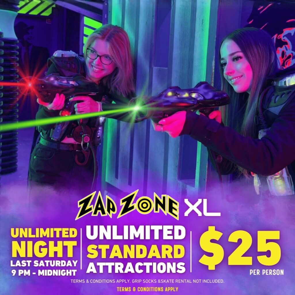 Specials | Zap Zone XL - Portage