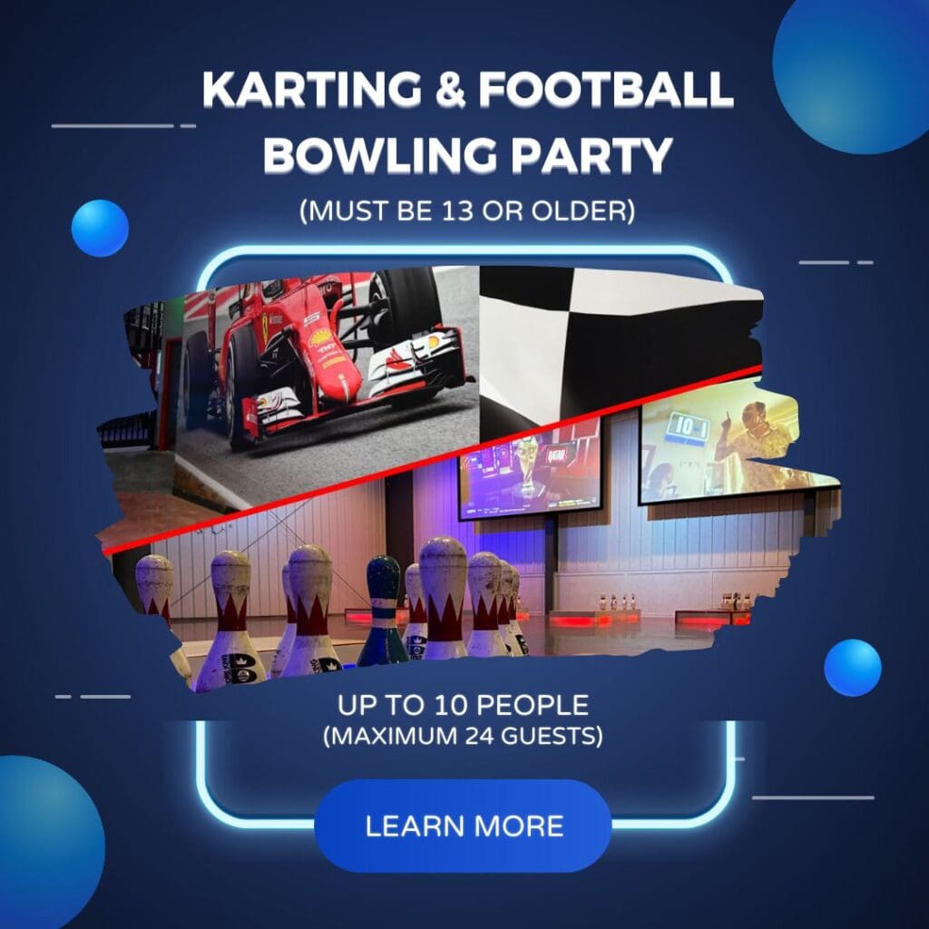 KARTING & FOOTBALL BOWLING PARTY